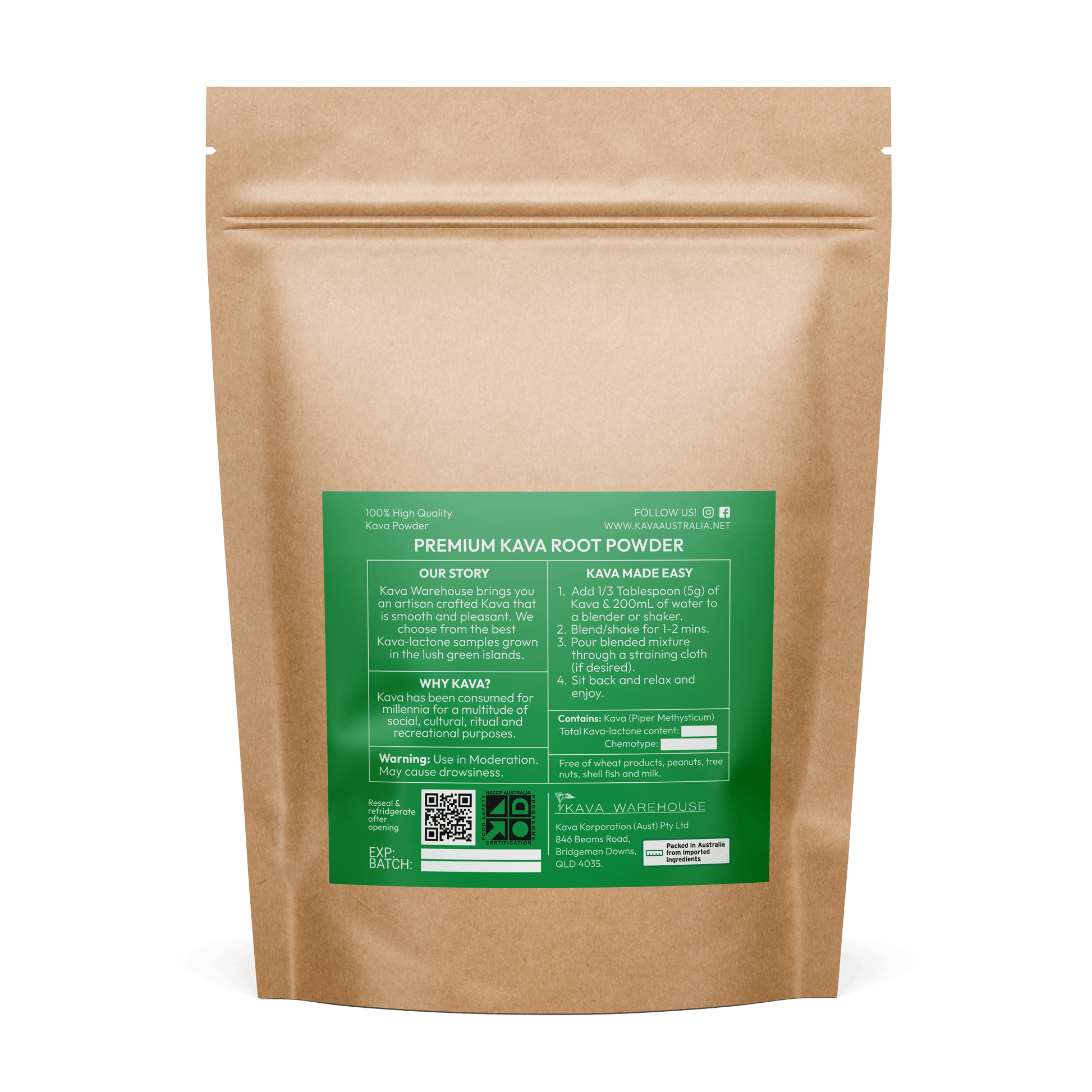 Palarasul Kava-Vanuatu- Micronized Traditional Powder - Kava Australia