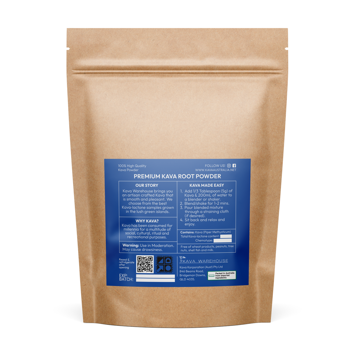Tahu-Solomon Island-Micronized Traditional Powder - Kava Australia