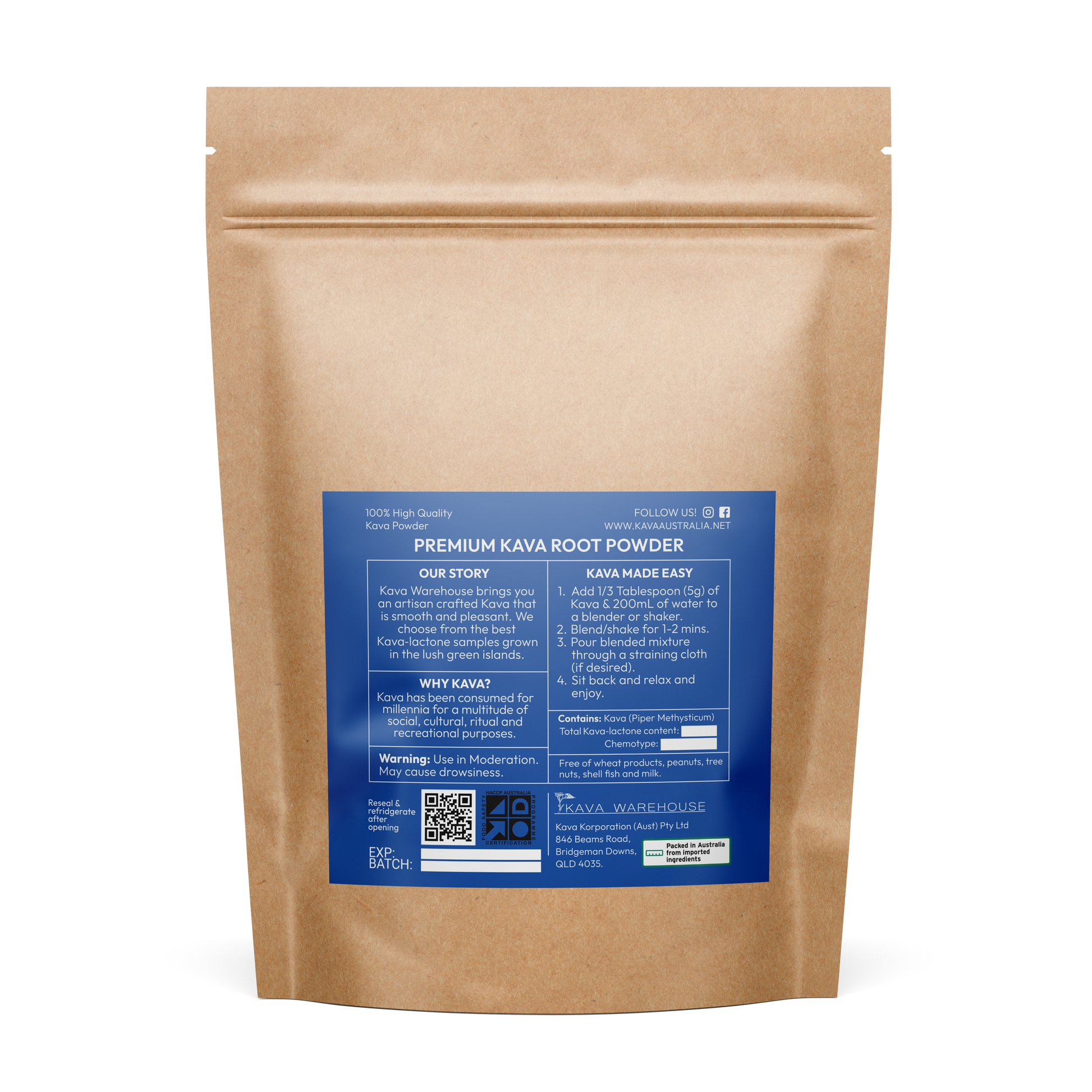 Tahu-Solomon Island-Micronized Traditional Powder - Kava Australia