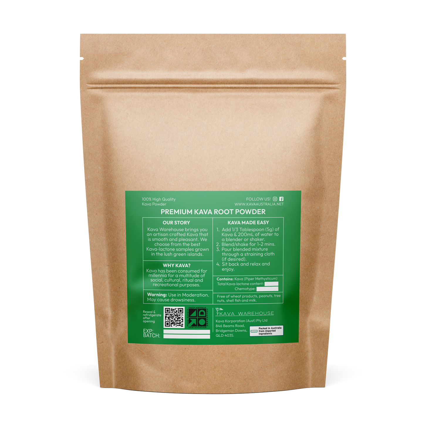 Special Lateral-Vanuatu -Micronized Traditional Powder - Kava Australia