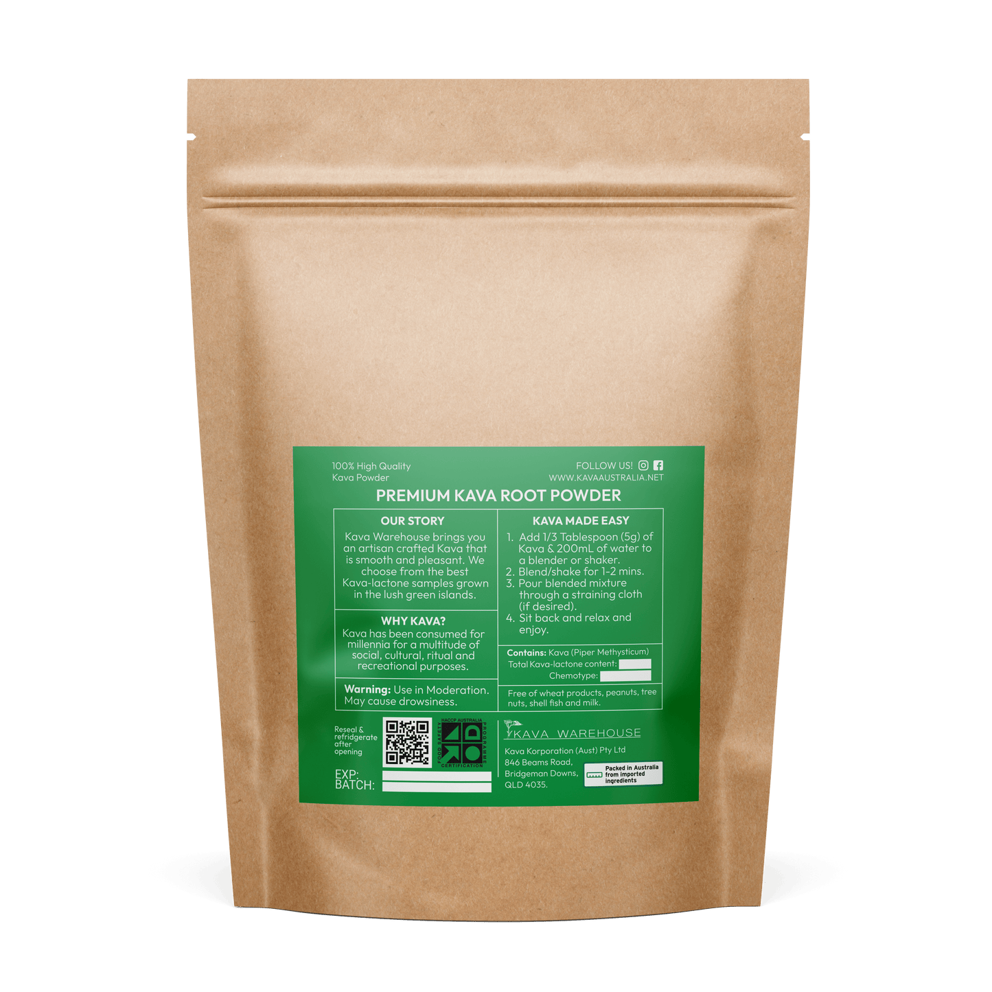 Melomelo Kava-Vanuatu- Micronized Traditional Powder