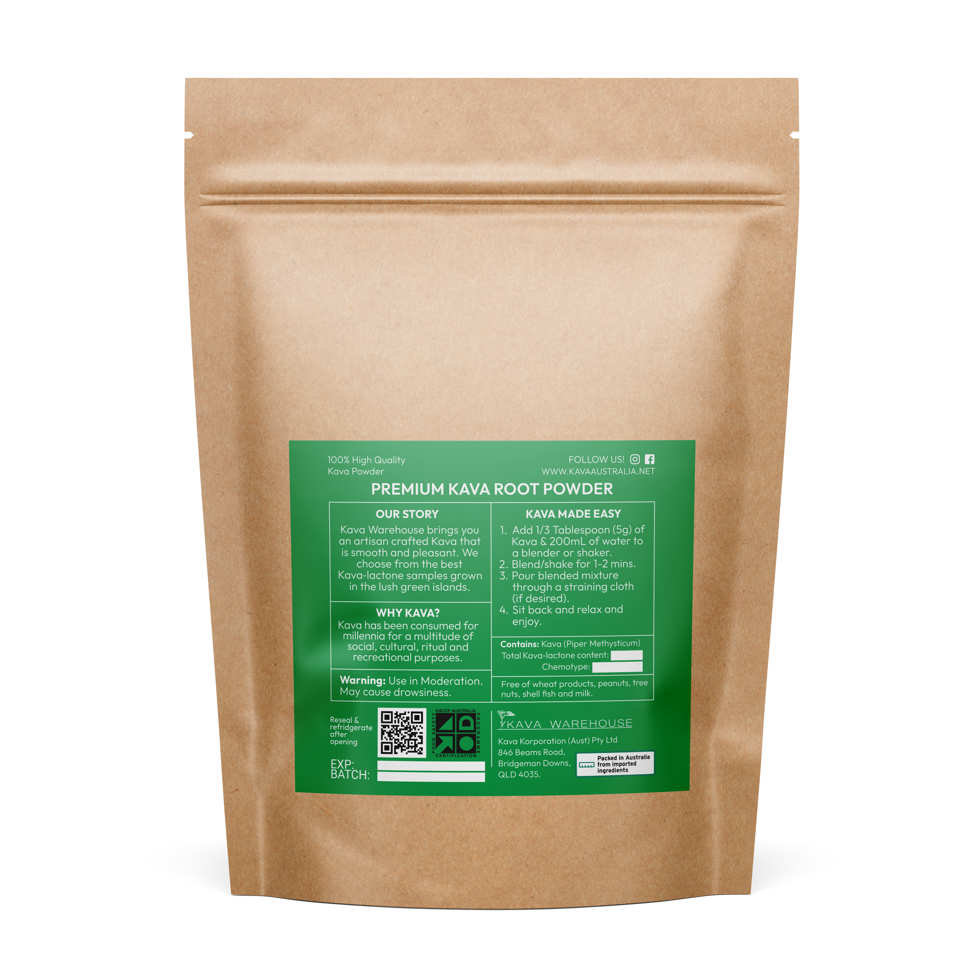Special Lateral-Vanuatu -Micronized Traditional Powder - Kava Australia